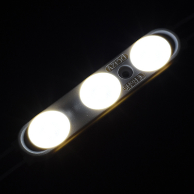 Modulo a LED ad angolo di raggio di 180° per scatole luminose di profondità da 80 a 230 mm e lettere di canale