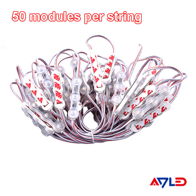 1.2W IP68 DC12V 3 LED Moduli con LED SMD2835 160°Rama con nastro adesivo sul retro