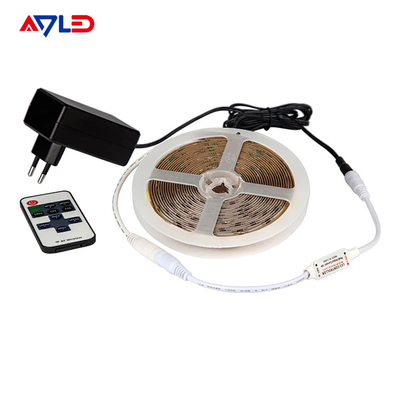UL Flessibile LED Strip Famous Chip 24V Ultra Thin Silicone 10mm PCB board IP20 528 lampade a led