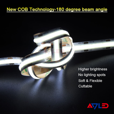 3000k CRI90 Cob Soft Lights buon prezzo 5 metri / bobina 528LEDS