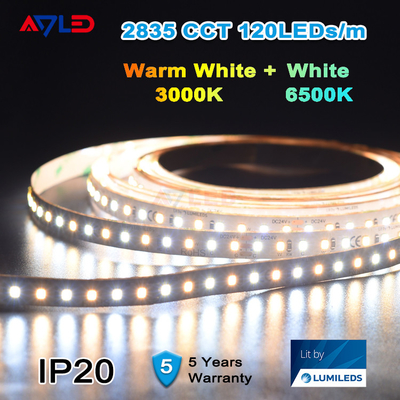 La luce di striscia bianca musicale dinamica del LED 12V impermeabilizza