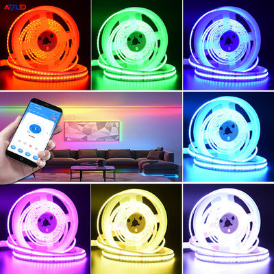 Luminoso eccellente colorato esteriore RGB LED del LED della striscia Dotless delle lampade fluorescenti DC12V 24V