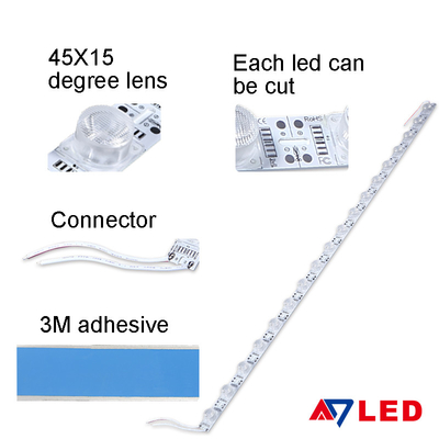 LED a doppio lato SEG Fabbric Light Box Edge Lit LED Bar
