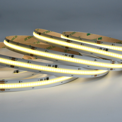 DC24V Pure White Digital 420LEDS COB Strip Light con temperatura di colore 6500K IP20