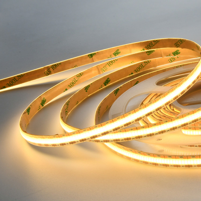 528led/m COB Led Strip Light DC12V 3000K IP20/IP65 Rated Uniform Lighting &amp; Spotless per l'illuminazione lineare