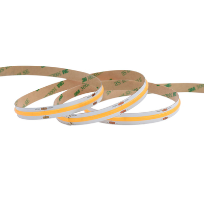 8mm Larghezza 5M Lunghezza Taglio libero Alta densità Decorazione Illuminazione Flessibile White Cob Led Strip