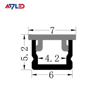 1m 2m 3m ADP-0606 Profili in alluminio per strisce di illuminazione a led