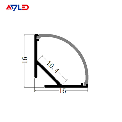 Canale di alluminio a led per strisce di luce 10,4 mm Slim Lineare LED Nastro di profilo di alluminio