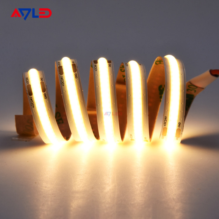 16.4ft COB LED Strip 2700K 3000K 4000K 6500K CRI 90+ LED Light Strip 528LED/M