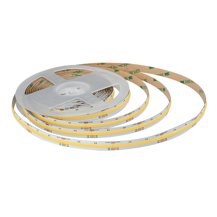 8W/M FCOB CCT 640 LED Light Strip Alta densità Flessibile FOB COB 10mm PCB Board Con Dimmabile Lineare