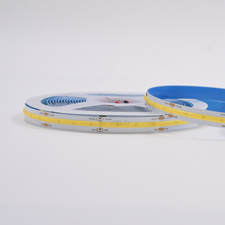 3000k 4000k 6500k COB Light Strip New Arrival Design 504 Leds/M 12W/M per il progetto di illuminazione
