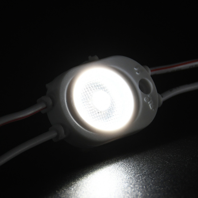 CE RoHS 1 LED Chip 180 gradi 12V Moduli LED Luce per segnaletica LED Segnali commerciali, luci decorative Alta qualità