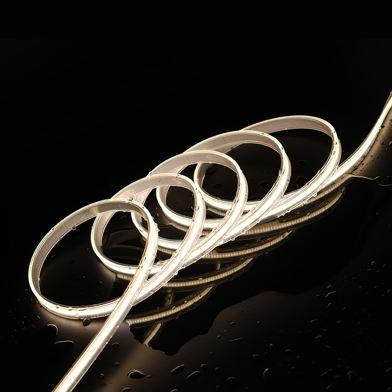 8 mm di larghezza PCB Flessibile COB LED Light Strips con 480 LED e CE RoHS UL Certification